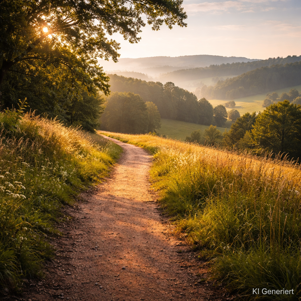 Laufen in Hagenberg - KI generiertes Bild von einer Landschaft