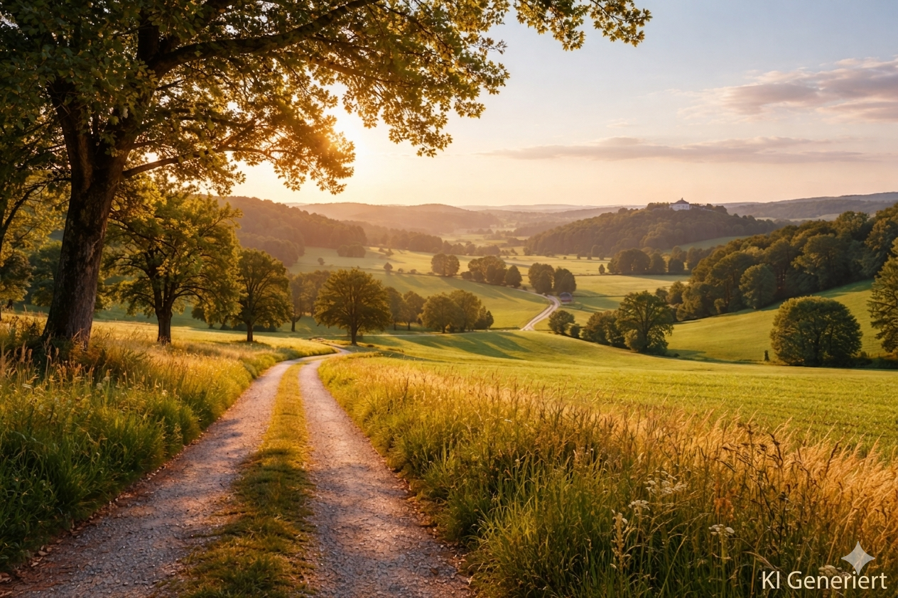Laufen in Hagenberg - KI generiertes Bild von einer Landschaft