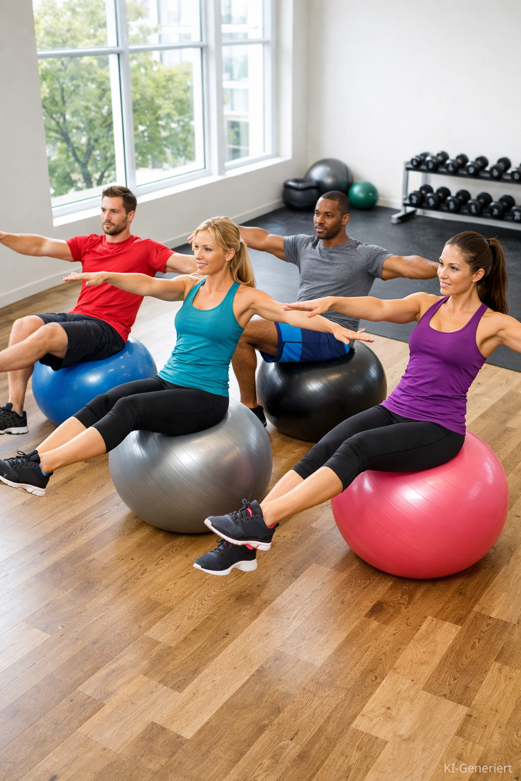 Fitness mit dem Gymnastikball